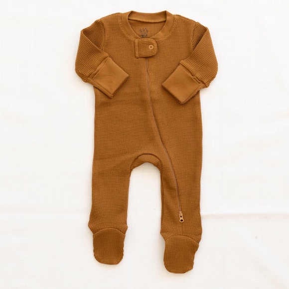 Fin & Vince Other - Fin & Vince footed long john | waffle - honeycomb
